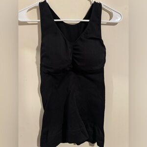 Unbranded Stretchy Wireless Padded Shapewear Tank Non Removable Cups XL DD Top